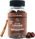 Ceylon Skořice Sugar- Free Gummies - 120ct CLANE124; 2000mg Per Serving CLANE124; Antioxidant & Joint Support CLANE124; Delicious Apple Pie Flavor CLANE124; Vegan & gluten- Free Cinnamon Supplementations