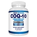 Arazo Nutrition CoQ10 Ubiquinon Coenzym Q10- 200mg Maximální síla Nutriční dodatek - Vysoké absorpční kapsle s No Soy