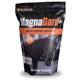 Plus Gastric Supplement Support pro koně s Omega 3s Omega 124; Relieves Ulcers, Calming dodatek, Magnesium & Other Vital Minerály 124; Powder, 6 Pound Bag, 45- Day Supply 124; by Eagle Equine