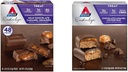 Atkins Endulge Mléčné čokoládové karamelové Squares 48 Počet & Čokoládové karamelové pěny Bary 5 Počet Bundle