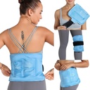 REVIX Gel Ice Pack for Back Discomfort Relief, Soft Plush Lining Ice Wrap for Lower Back, Rameno, Hip, Arm, Knee, Cold Compress Therapy, 16 × 9 "