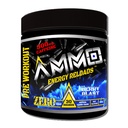AMMO ® Energy Reloads ™ Pre Workout Powder - 300mg kofeinu nulový cukr Vital Aminos a Electrolytes No umělé aroma nebo barvy (Berry Blast)