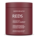 BodyHealth Reds Enhanced with PerfectAmino - Daily Superfood Smoothie Powder with Antioxidants, Adaptogens, Phytonutrients, Fruit, Prebiotics, Probiotics, Fiber, and Protein - 40 Služeb
