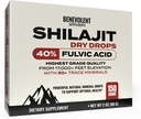 Premium Shilajit Dry Drops - (150 Počet, 250mg každý) Maximální potence čistý shilajit pro muže s 40% Fulvic kyseliny & 85 + stopové minerály pro energii, metabolismus a imunitní zdraví - Non- GMO & Made in USA
