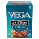 Vega Organic All- in- One Vegan Protein Powder, Chocolate - Superfood Ingredients, Vitamíny pro podporu imunity, Keto Friendly, Pea Protein pro ženy a muže, 14.7 oz (Balení květen Vary)
