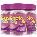 Pepto Kids Gummies, Pomáhá zmírnit příležitostné Upset Žaludek, kyselé Ingestion, Sour Žaludek a Heartburn, 72 Celkem (3 balení po 24)