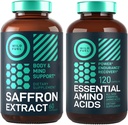 Základní doplněk aminokyselin a čistý Saffron Extract Energy a Mood Bundle