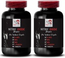 Alfa- ketoglutarát vápenatý - NITRIC OXIDE BOOSTER - prášek oxidu dusnatého L- arginin, svalové čerpadlo, silný trénink, síla cvičení, atletický boost, GKG doplněk 2 Lahvička 180 Tablety