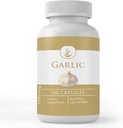 Čisté Původní ingredience Česnek Kapsle, (100 Kapsle) Vždy čisté, Žádné přísady nebo Fillers, Laboratorní ověřené (100 Kapsle)