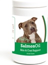 Zdravé plemeno Pit Bull Salmon Oil Měkké žvýkání 90 Počet