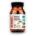 DRWAKDE Amla & Licorice Kapsle (60 Veg Caps, pro kyselé indigestion, Ayurvedic dodatek, Vegan, Bylinný, Všechny přírodní, Made in UK)