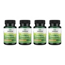 Swanson Bacillus Coagulans - Přírodní doplněk probiotické podpory trávicího zdraví w / 6 Miliardy CFU - May Support GI & Celkově Gut Health - (60 Veggie Kapsle) 4 Pack