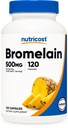 Nutricost Bromelain 500mg, 120 Vegetariánských kapslí - Bromelain (1200 GDU), Non- GMO, gluten zdarma